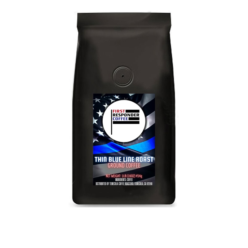 Black Rifle Coffee Company Thin Blue Line Roast Ground Coffee